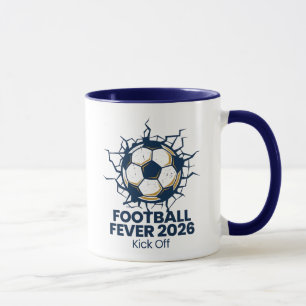 Football Fever 2026 Kick Off Soccer Mug