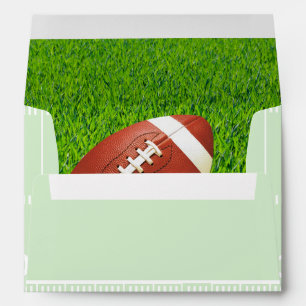 Football Field Custom Monogram Envelopes
