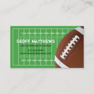 Football Field Daddy/Mummy Card