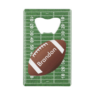 Football Field Design Bottle Opener