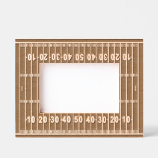 Football Field  Design Etched Picture Frame 