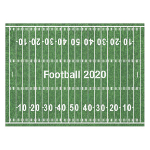 Football Field Design Tablecloth