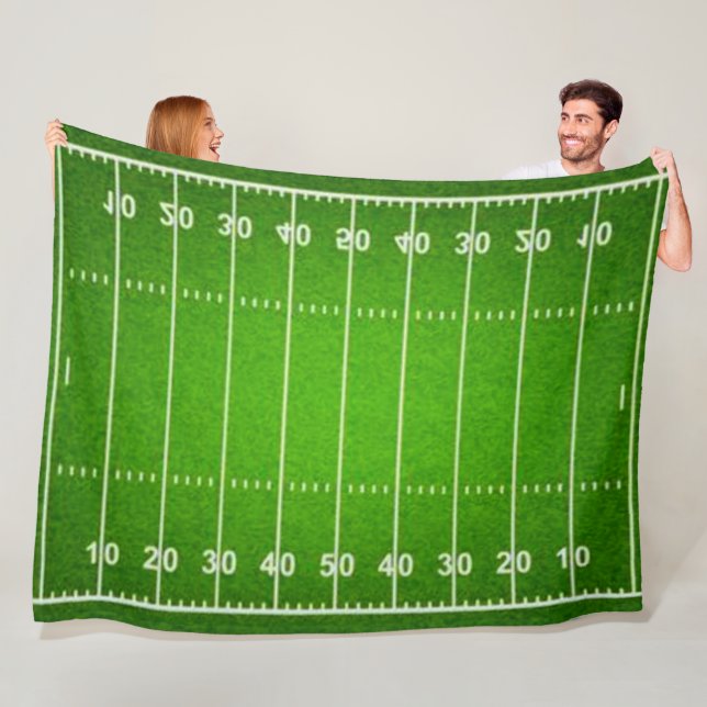 FOOTBALL FIELD FLEECE BLANKET (In Situ)