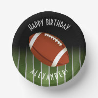 Football Field Happy Birthday Personalised