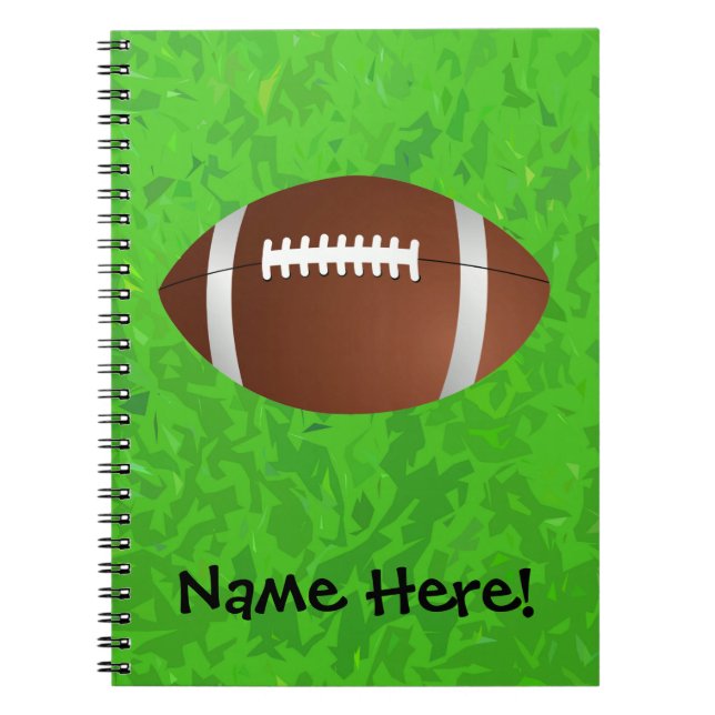 Football Field Junior Varsity Spiral Notebook (Front)