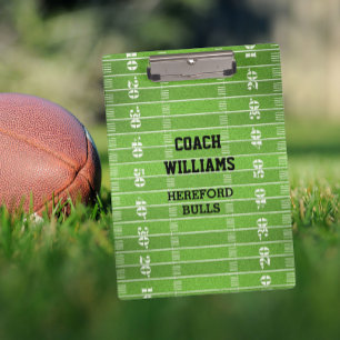 Football Field Personalised Clipboard