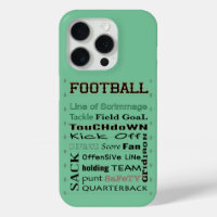 FOOTBALL Field typography