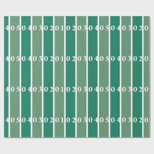 Football Field Wrapping Paper