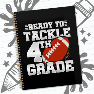 Football First Day 4th Grade Back To School Planner