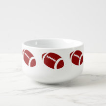 Football, Football, Football Soup Mug