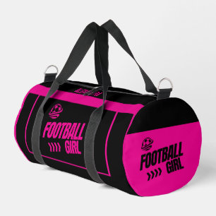 Football, Football Player Girl, Team, Gift Duffle Bag