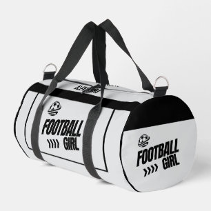 Football, Football Player Girl, Team, Gift Duffle Bag
