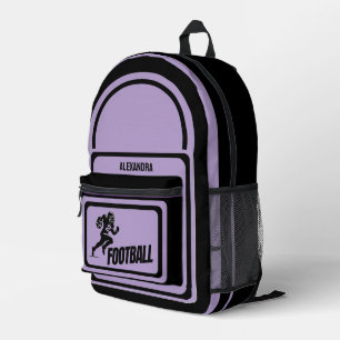 Football, Football Player Girl, Team, Gift Duffle Printed Backpack