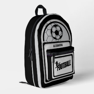 Football, Football Player Girl, Team, Gift  Duffle Printed Backpack