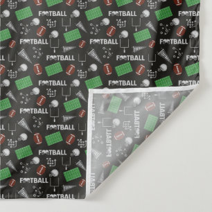 Football Fun on Black Tapestry
