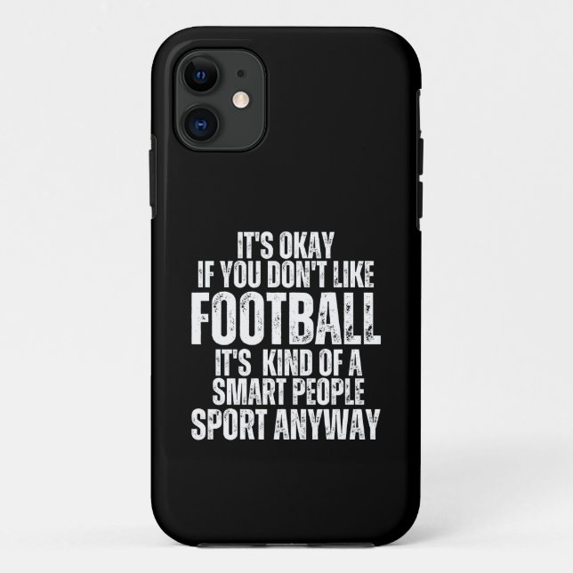 FOOTBALL FUNNY QUOTES Case-Mate iPhone CASE (Back)