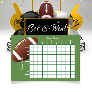 Football Game Board Party Poster