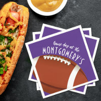 Football Game Day Purple