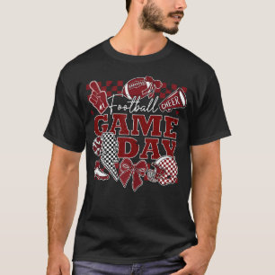 Football Game Day Touchdown Season Cheer Team T-Shirt