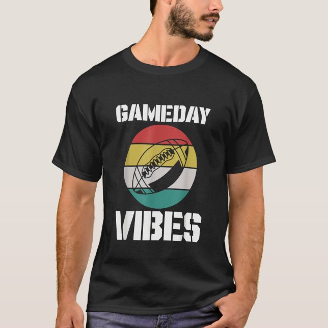 Football Game Day Vibes 1 T-Shirt (Front)
