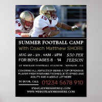 Football Game, Football Camp Advertising