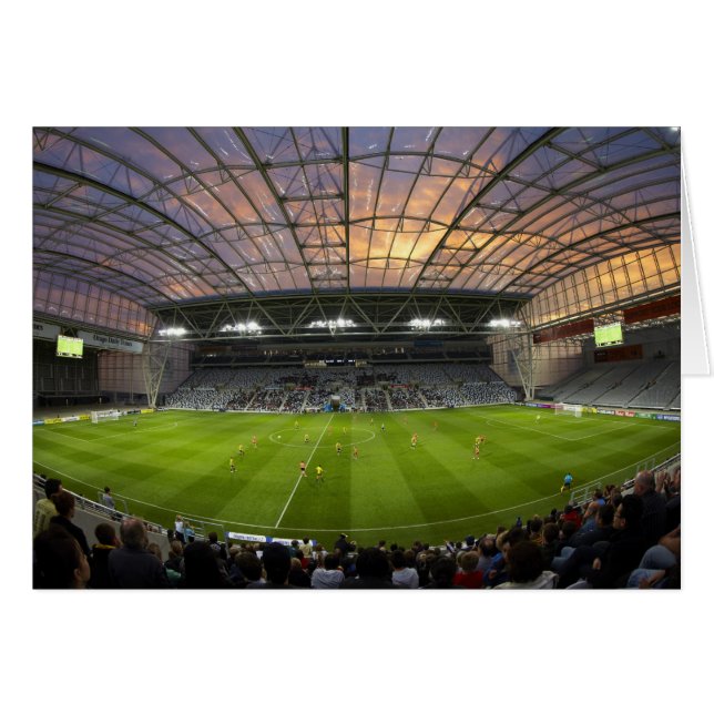 Football game, Forsyth Barr Stadium, Dunedin (Front Horizontal)
