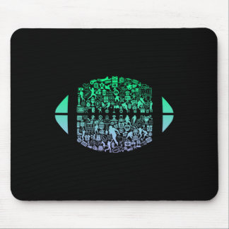Football Gear For Football Player Fan Boys Youth F Mouse Pad