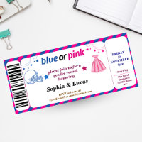 football gender reveal Ticket Style
