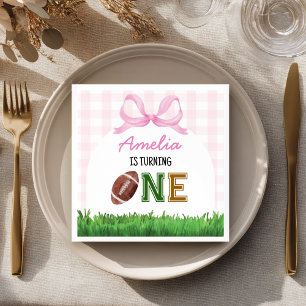 Football Girl Birthday Party Napkins