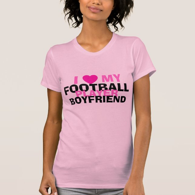 Football girlfriend tshirt (Front)
