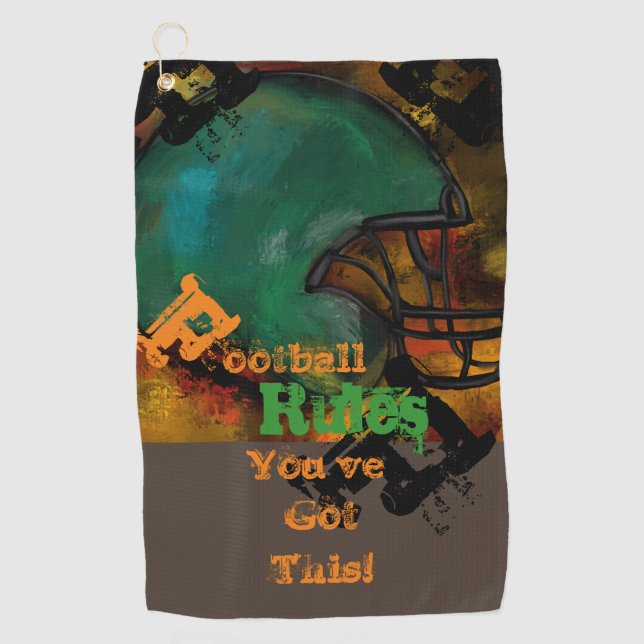FOOTBALL GOLF TOWEL (Front)