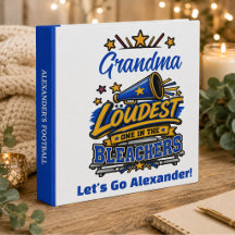 Football Grandma Loudest in the Bleachers