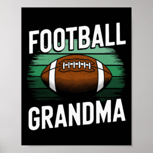 Football Grandma Poster