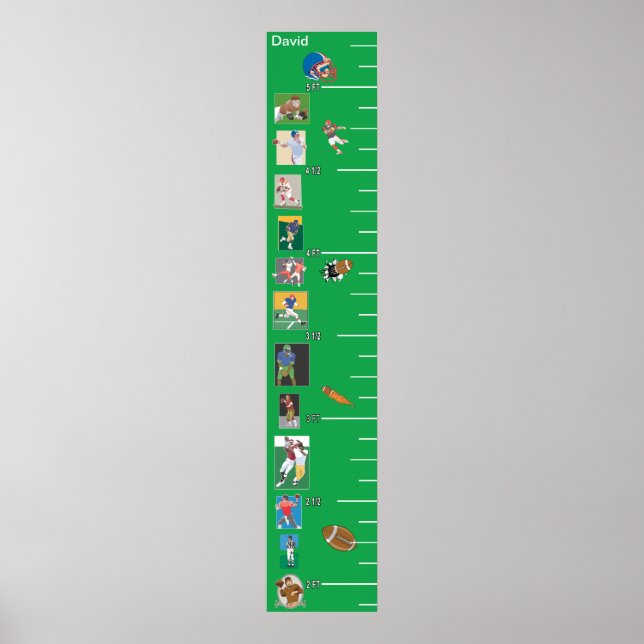 Football Growth Chart (Front)
