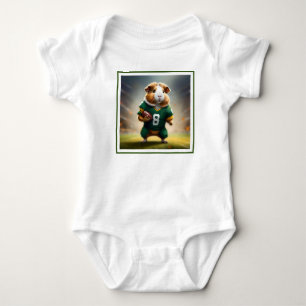 Football Guinea Pig,  Baby Bodysuit