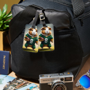 Football Guinea Pig, Luggage Tag