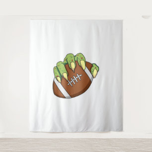 Football Halloween Design for a Football Fan Tapestry