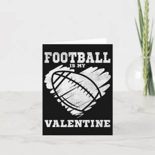 Football Heart Vintage Valentine's Day Shirt For K Card