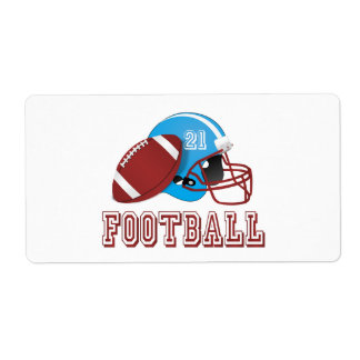 Football helmet and ball