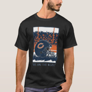 Football Helmet and Stadium Atmosphere T-Shirt