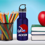 Football Helmet Custom Kids 532 Ml Water Bottle<br><div class="desc">Personalised design for your little athletes and sports fans.</div>