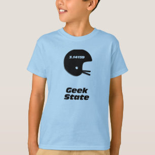 Football Helmet Geek State T-Shirt