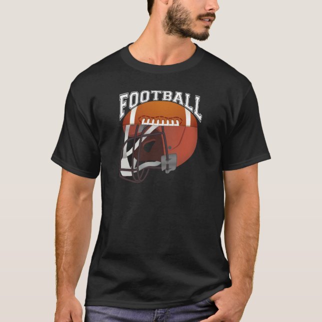 Football Helmet Graphic Tee (Front)