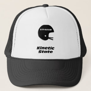 Football Helmet Kinetic State Trucker Hat