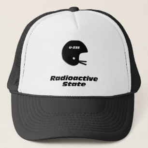Football Helmet Radioactive State Trucker Hat