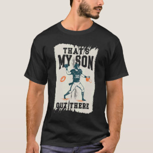 Football Helmet That's My Son Vintage Football Equ T-Shirt