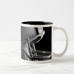 Football helmet Two-Tone coffee mug