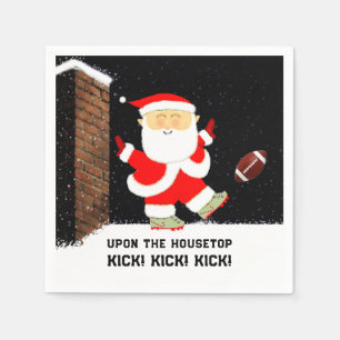 Football Holiday Party Napkin