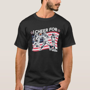 Football I cheer for the quarterback For quarterba T-Shirt