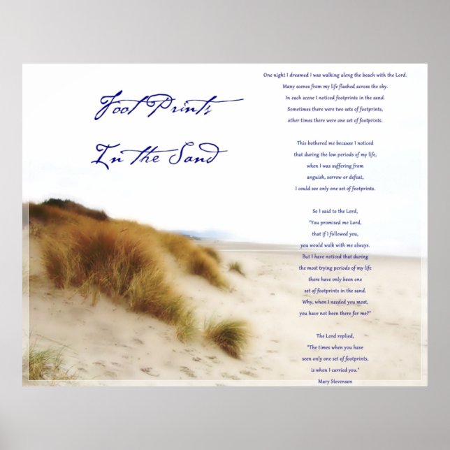 football in the sand poster (Front)